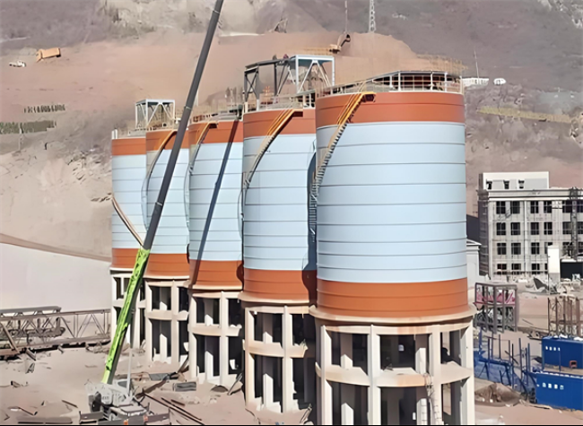 铁山港高架钢板仓